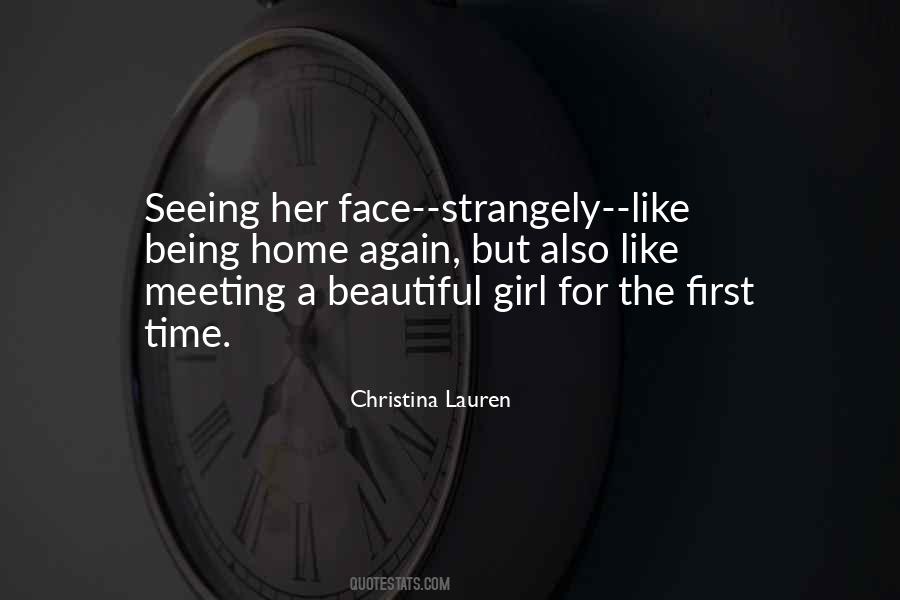 Quotes About First Time Meeting #1110949