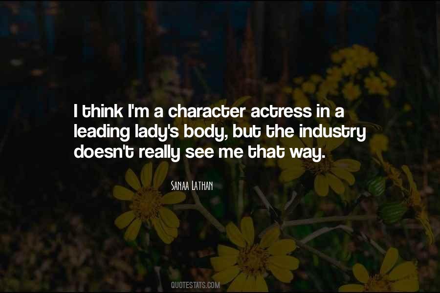 Leading Lady Quotes #1870829