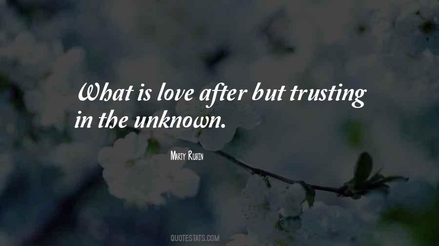 Quotes About Trusting Love #1469893