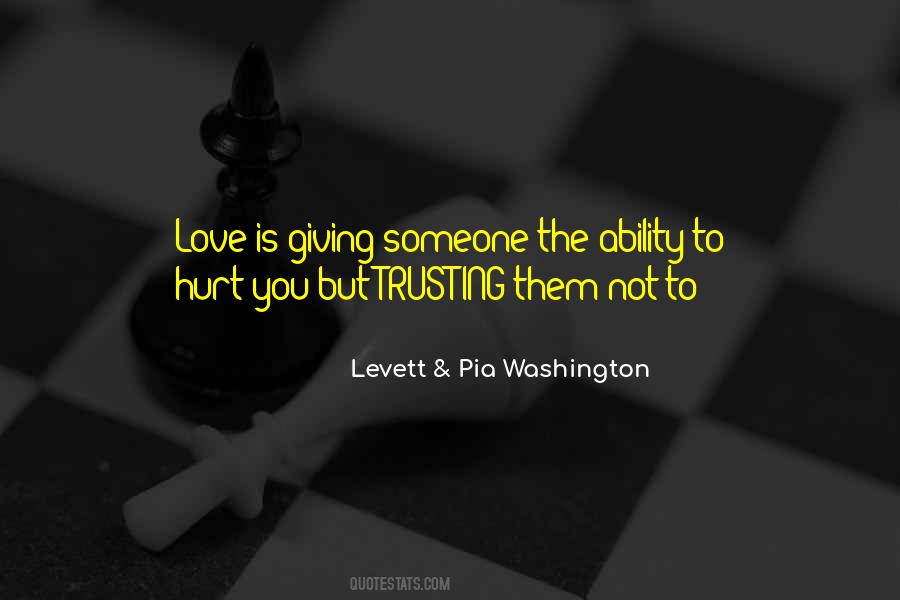 Quotes About Trusting Love #1761472