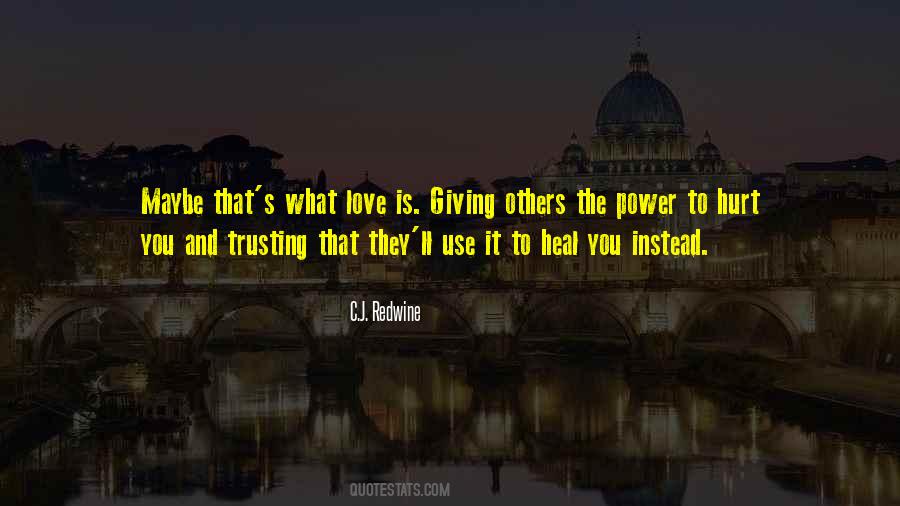 Quotes About Trusting Love #923926