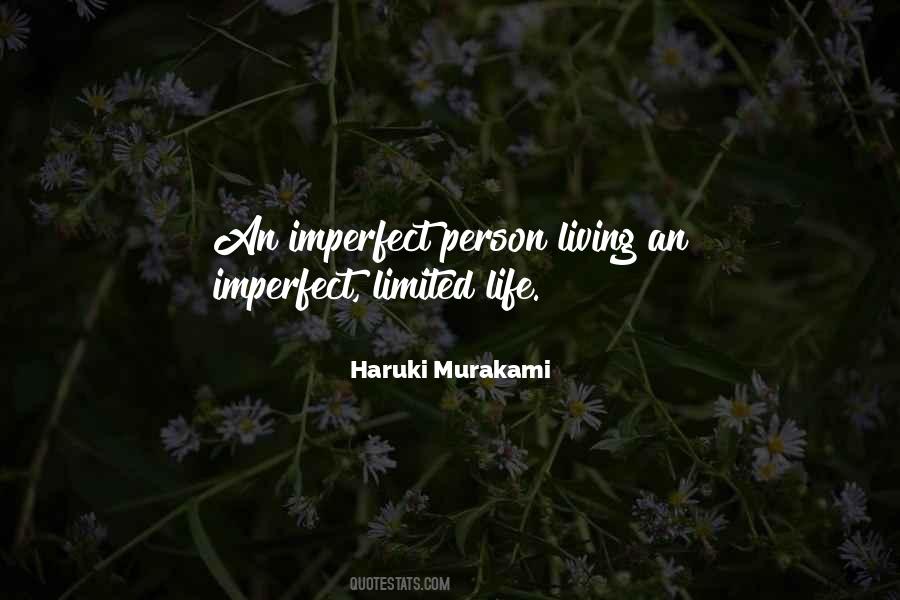 Quotes About Imperfect Person #1354994