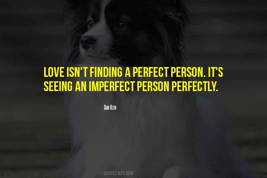 Quotes About Imperfect Person #743579
