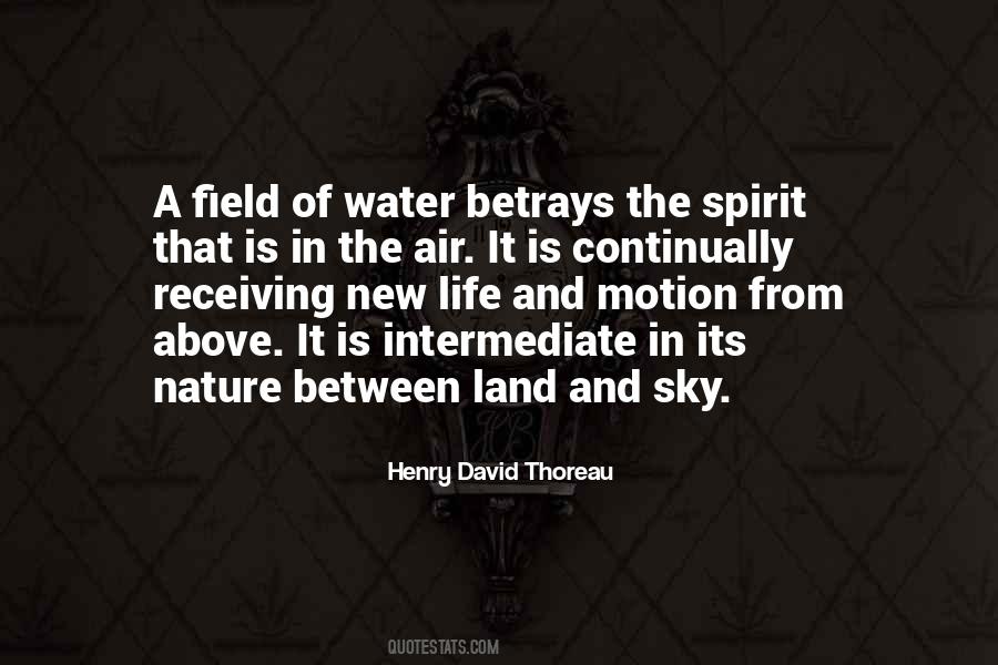 Quotes About Land And Water #1056780