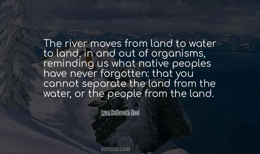 Quotes About Land And Water #1312598