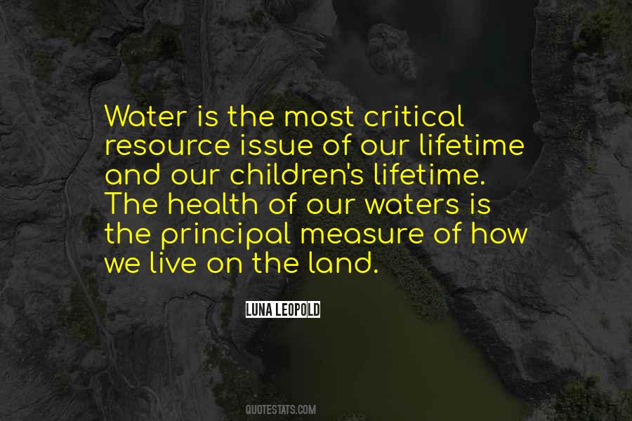 Quotes About Land And Water #149493