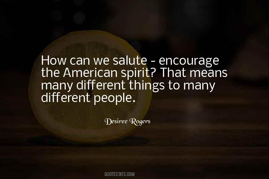 Quotes About The American Spirit #667603