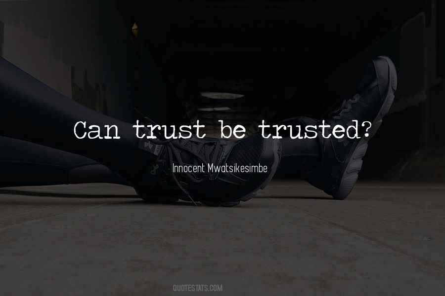 Quotes About Trust In Marriage #1102895