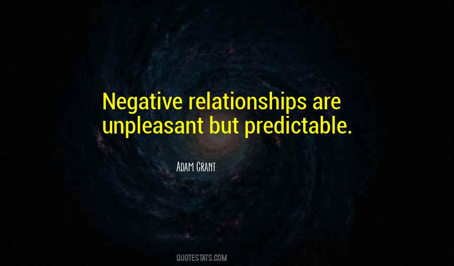 Quotes About Negative Relationships #1316606