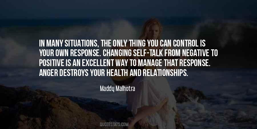 Quotes About Negative Relationships #354047