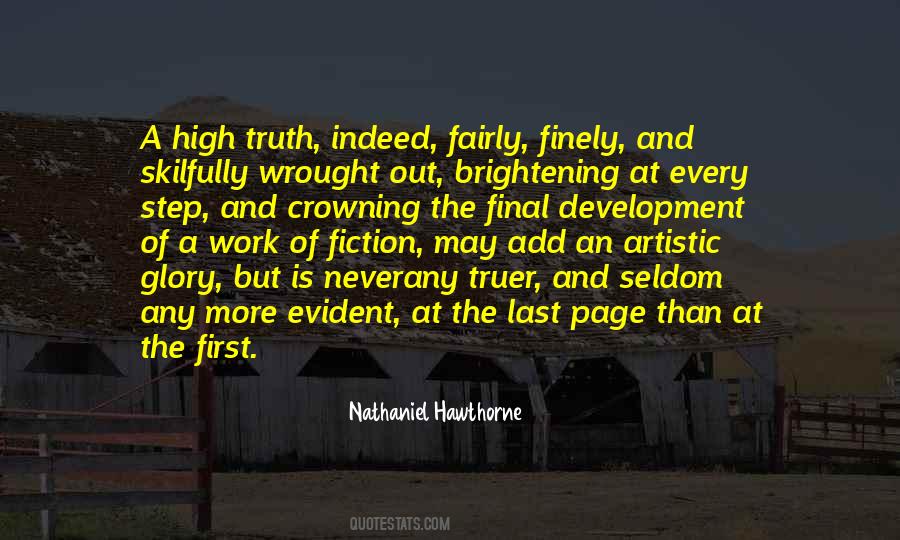 Truth Of Fiction Quotes #533886
