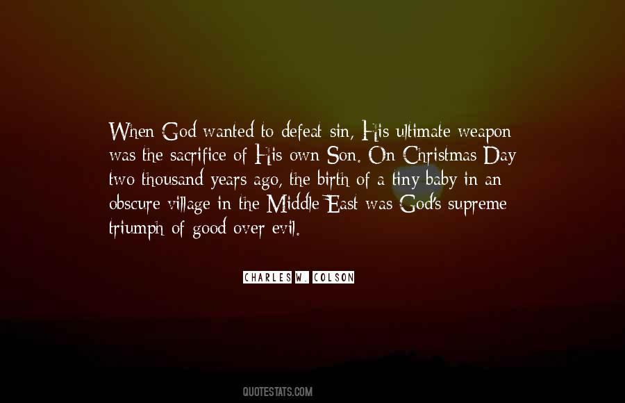 Quotes About Triumph Over Evil #1202656