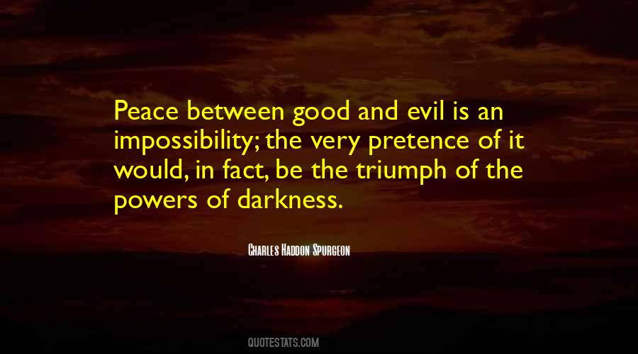 Quotes About Triumph Over Evil #1866819