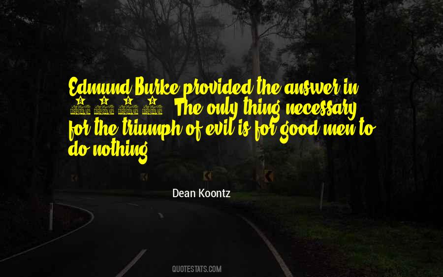 Quotes About Triumph Over Evil #528733