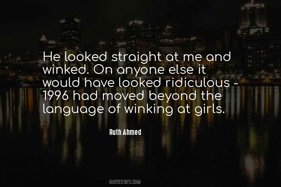 Quotes About Winking #487025