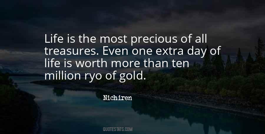 Treasure Worth Quotes #1059054