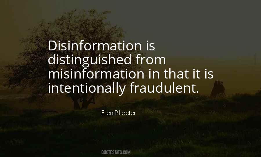Quotes About Disinformation #1003251