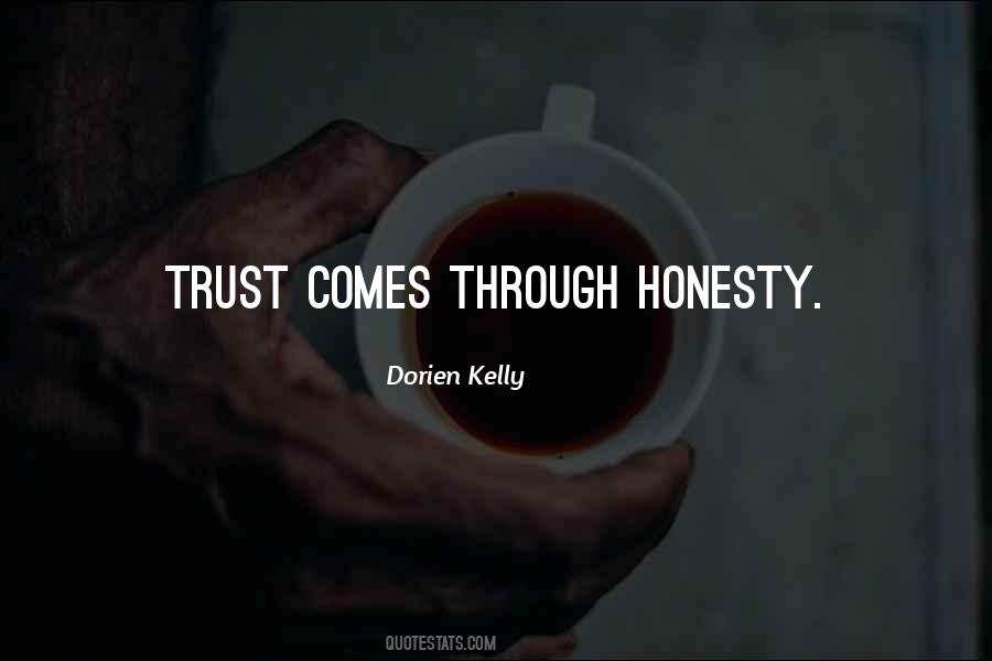 Trust Honesty Quotes #273297