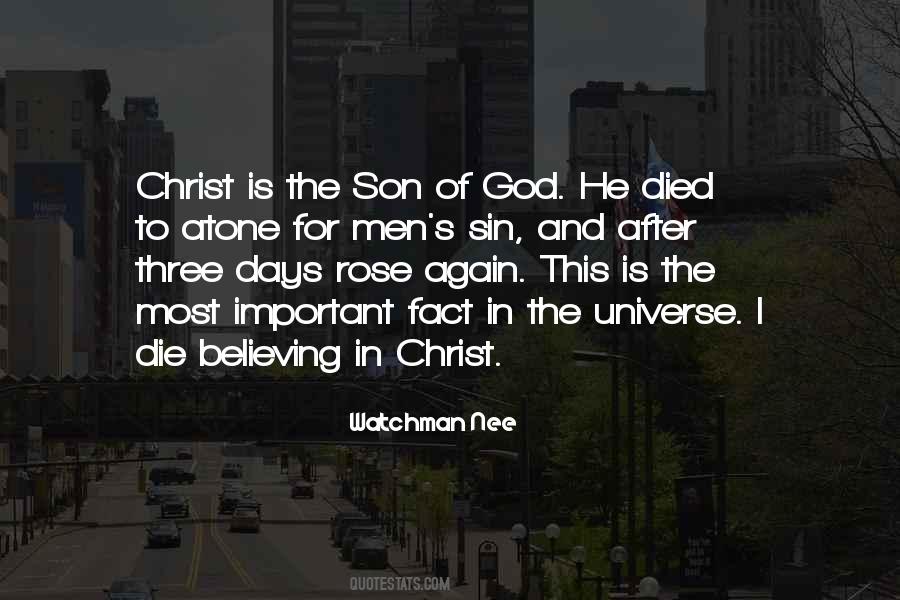 Quotes About Believing In Christ #624864