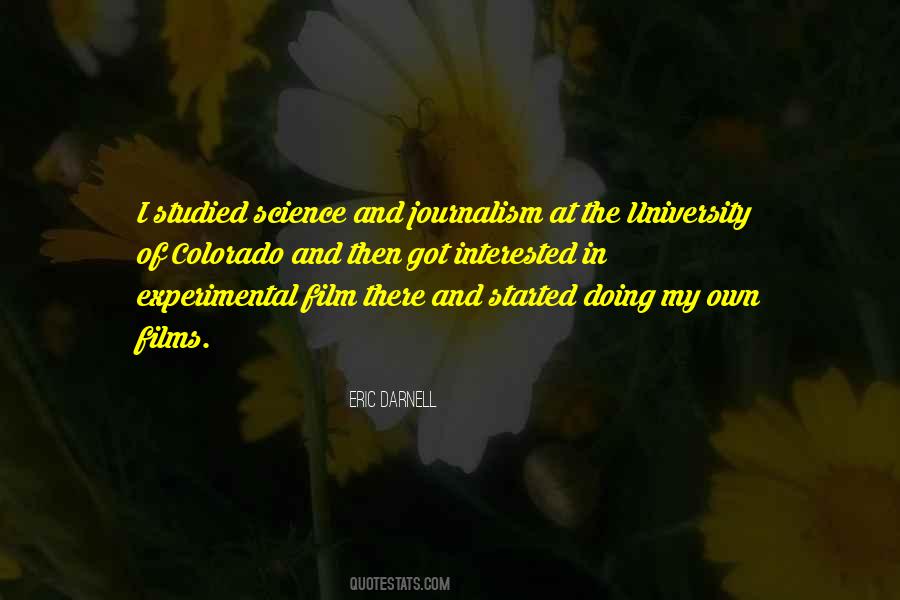 Quotes About Experimental Film #733010