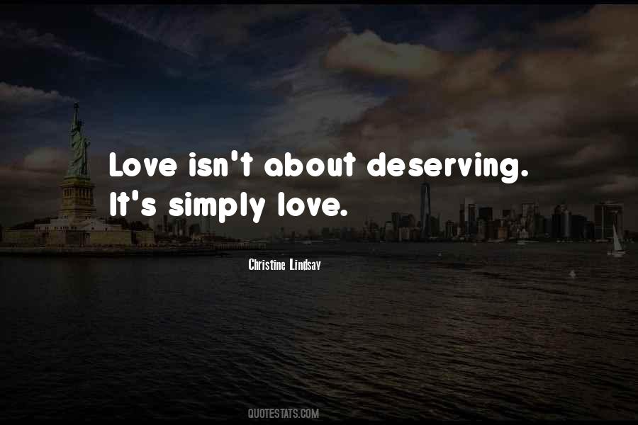 Quotes About Simply Love #1867173