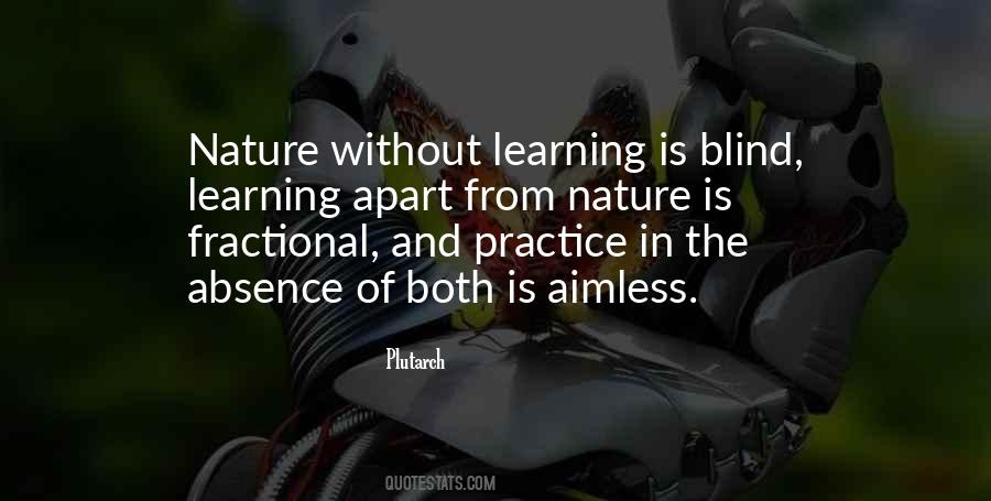 Quotes About Nature And Learning #1039378