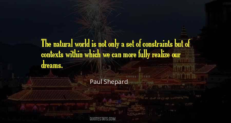 Quotes About Realizing Your Dreams #1668867