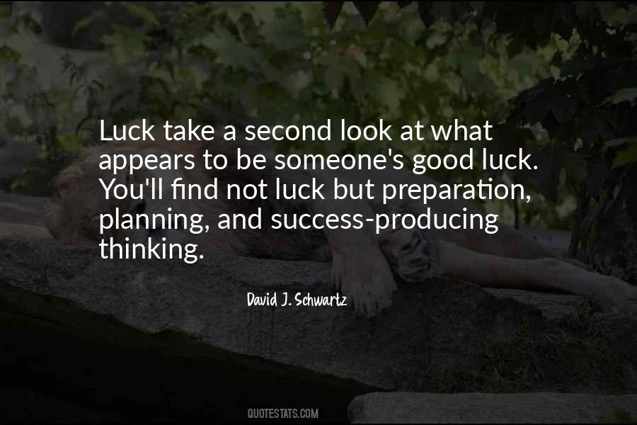 Quotes About Good Luck And Success #736925