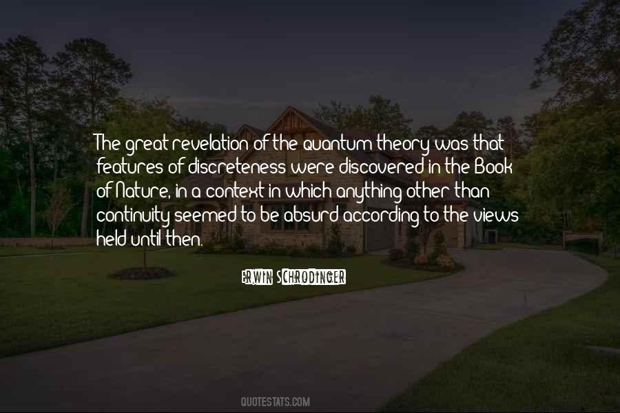 Quotes About Quantum Theory #1131438