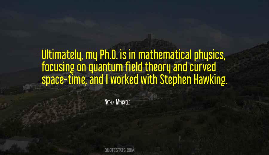 Quotes About Quantum Theory #876819