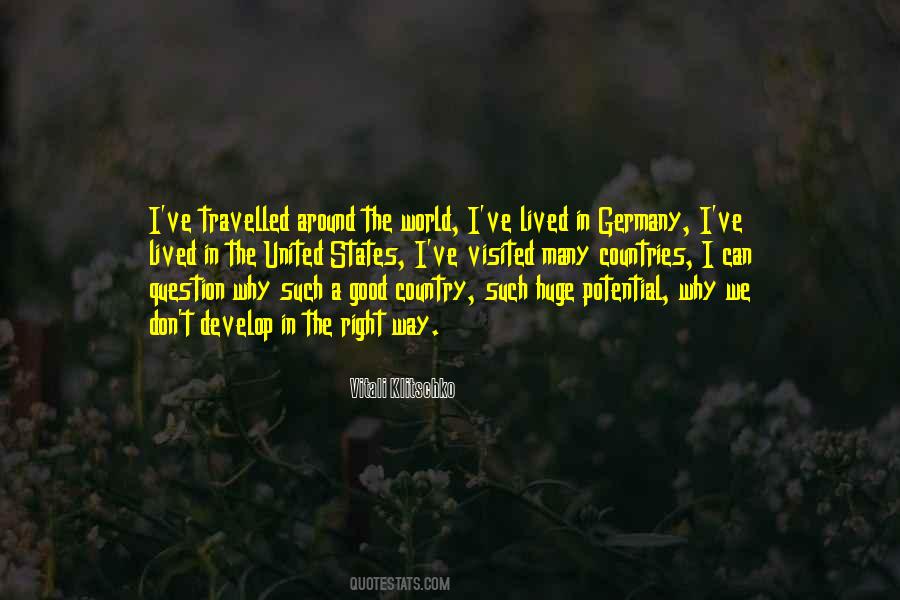 Many Countries Quotes #1703487