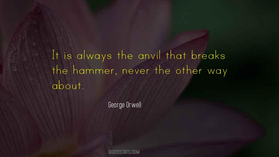 Quotes About Anvil #1124107