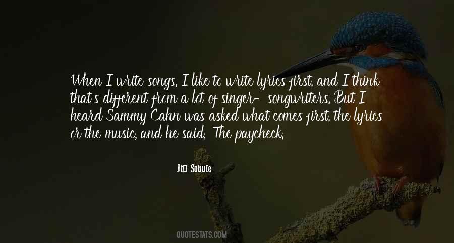 Quotes About Lyrics #1344741