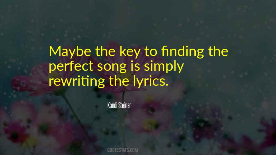 Quotes About Lyrics #1418348