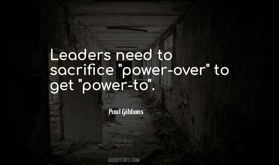 Quotes About Power And Leadership #1718895