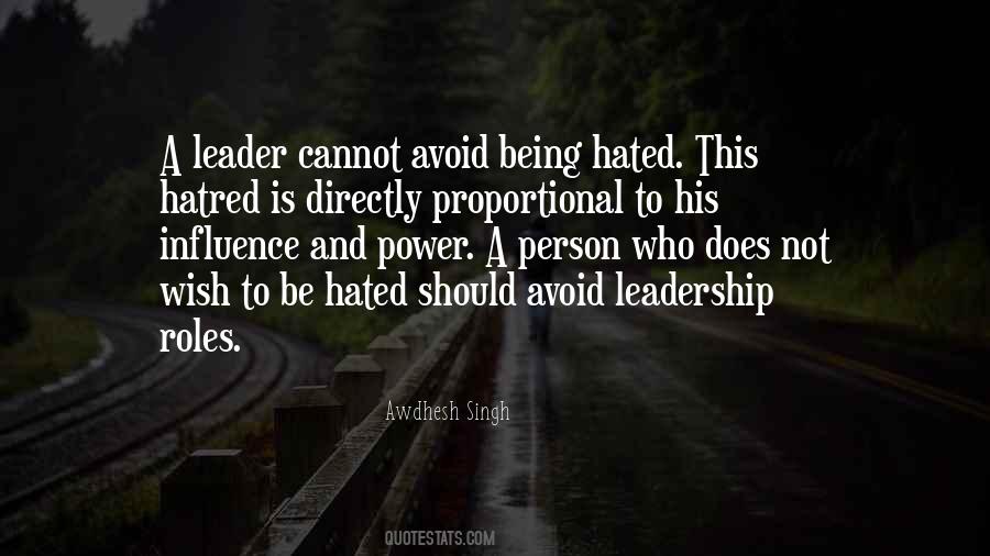 Quotes About Power And Leadership #462359