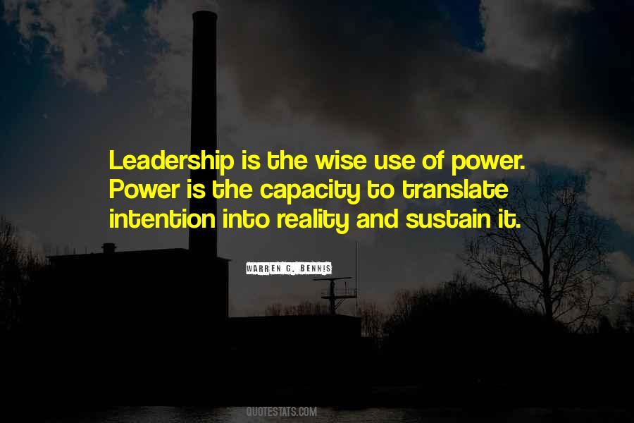 Quotes About Power And Leadership #548724