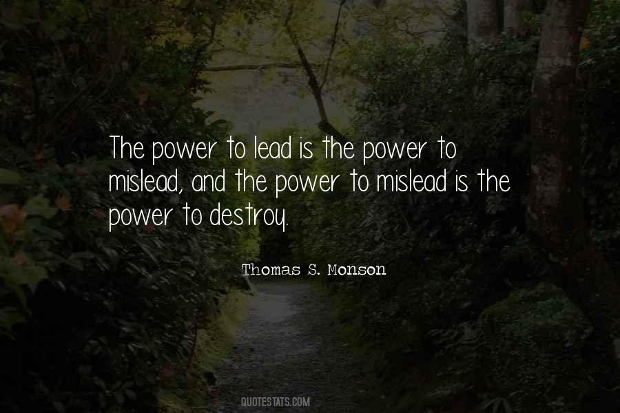 Quotes About Power And Leadership #557515