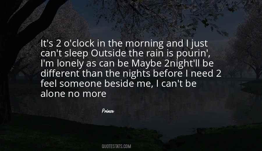 Quotes About Rain And Sleep #141382