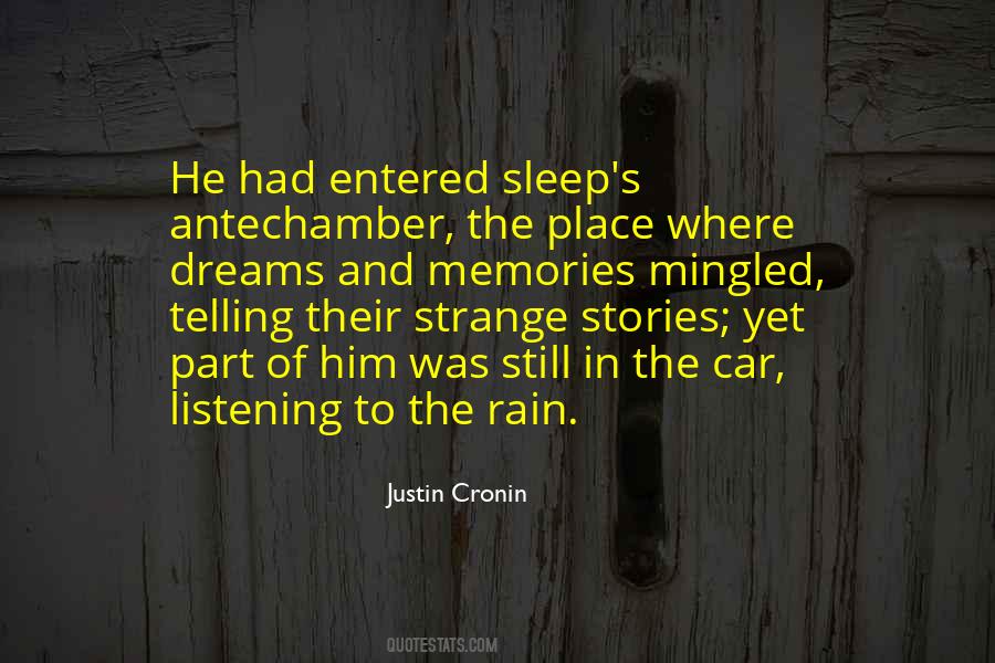 Quotes About Rain And Sleep #1640887