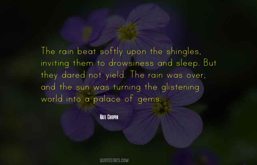 Quotes About Rain And Sleep #1857481