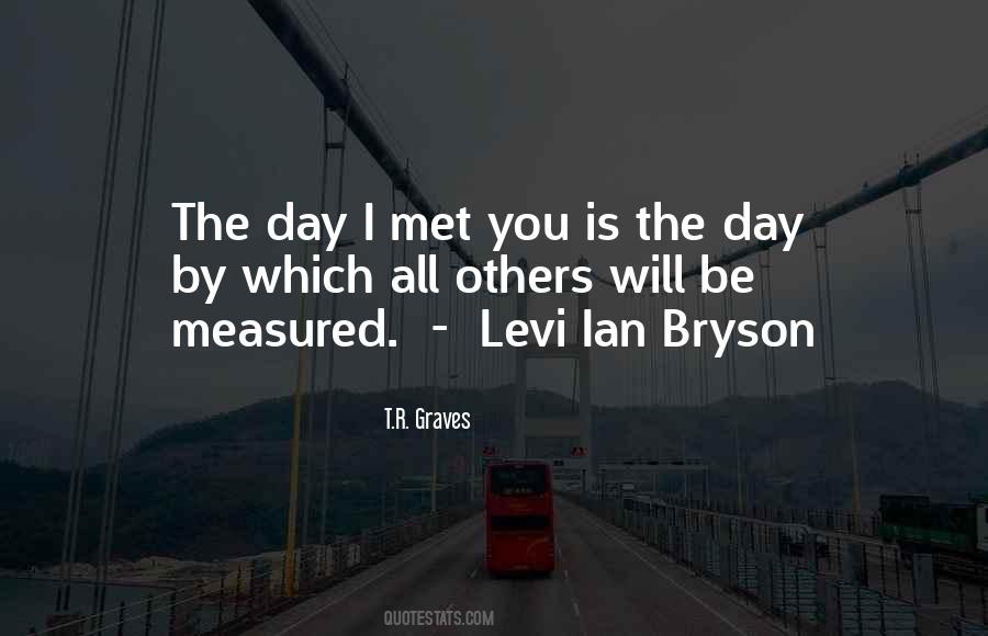 Quotes About The Day I Met You #1280423