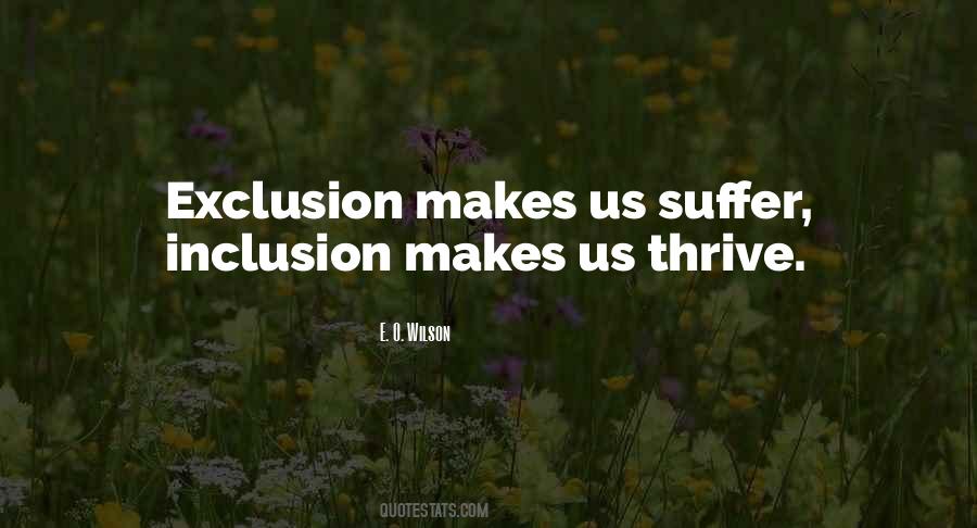 Quotes About Inclusion #207029