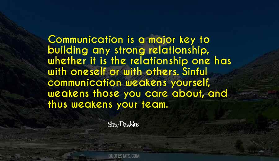 Quotes About Building A Strong Relationship #1198478