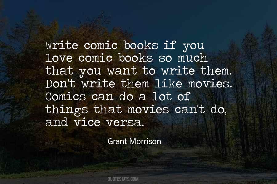 Quotes About Comic Books #1313628