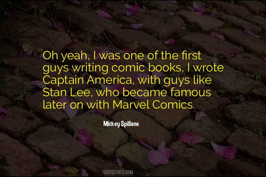 Quotes About Comic Books #1374215