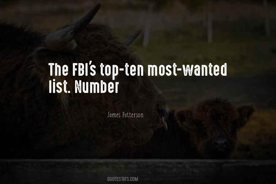 Quotes About Most Wanted #1514626