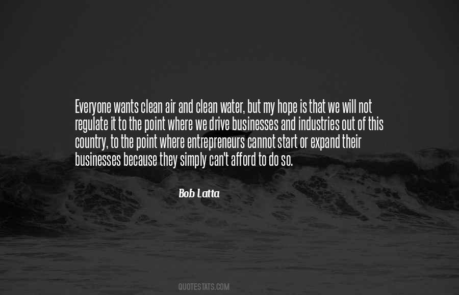 Quotes About Clean Water #1487240