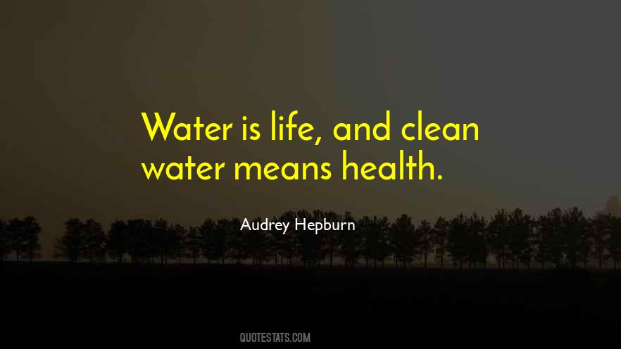 Quotes About Clean Water #1657685