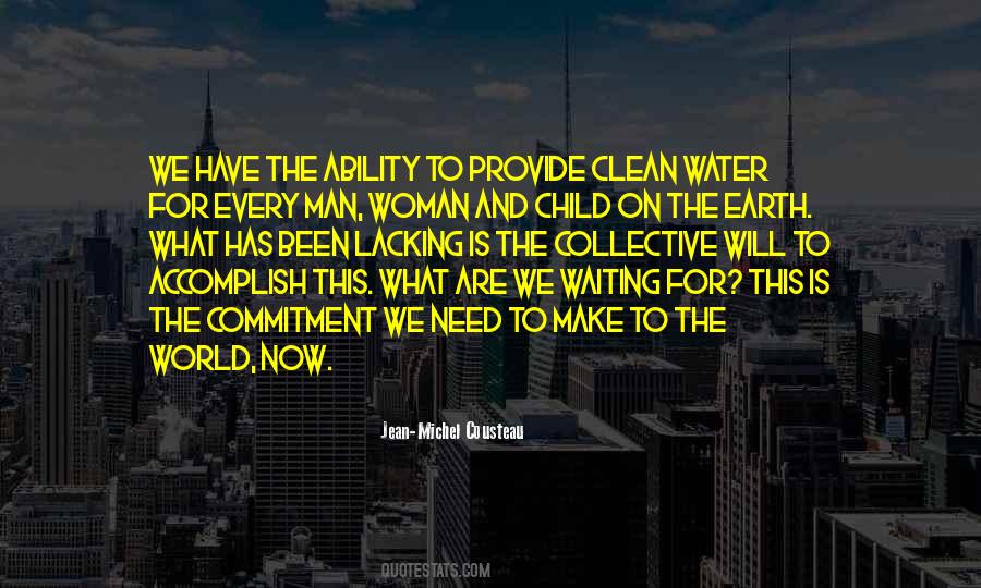 Quotes About Clean Water #1769915